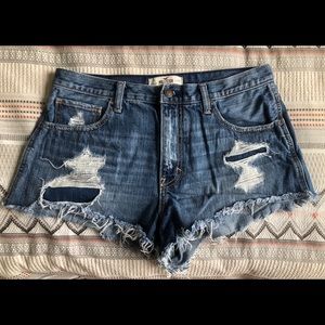 Distressed shorts